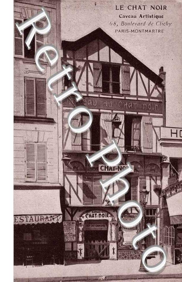 Boulevard de Clichy Cabaret du Chat Noir