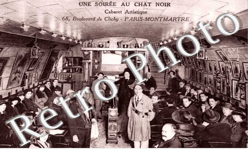 une soirée au Chat Noir 68 boulevard de Clichy Paris-Montmartre