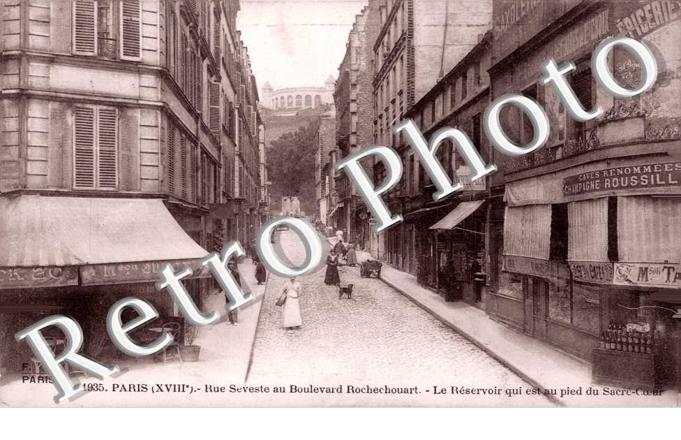 Rue Seveste au Boulevard Rochechouart