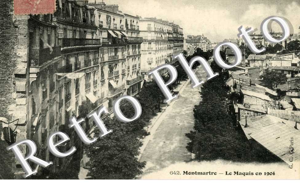 Montmartre, le Maquis en 1904
