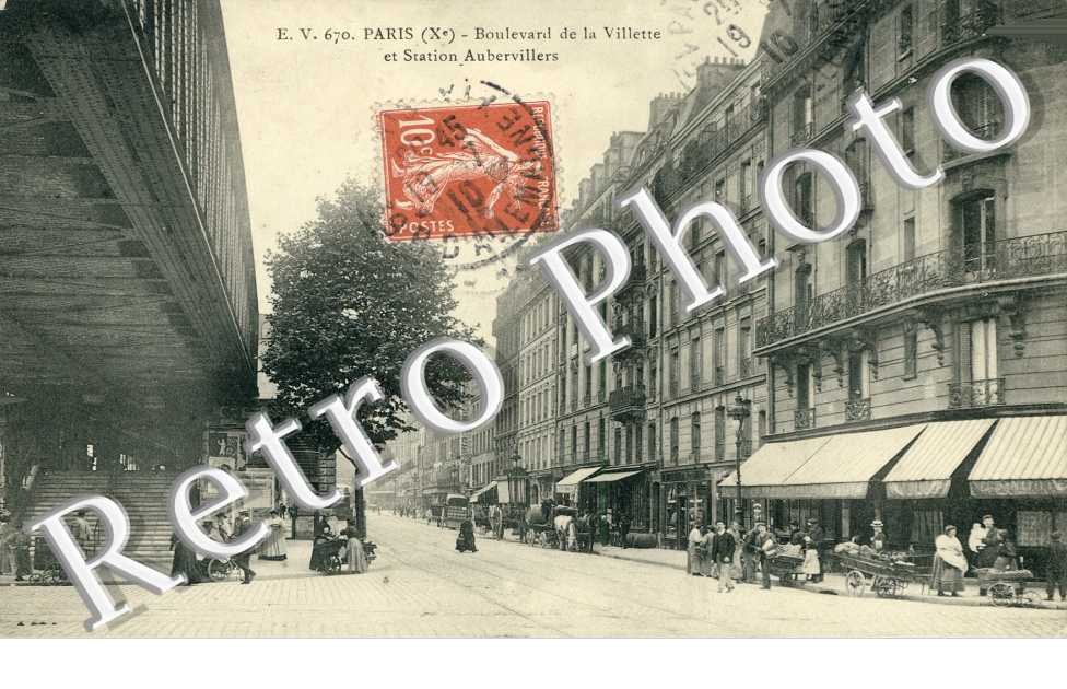 Le Boulevard de la Villette et Rue d'Aubervilliers