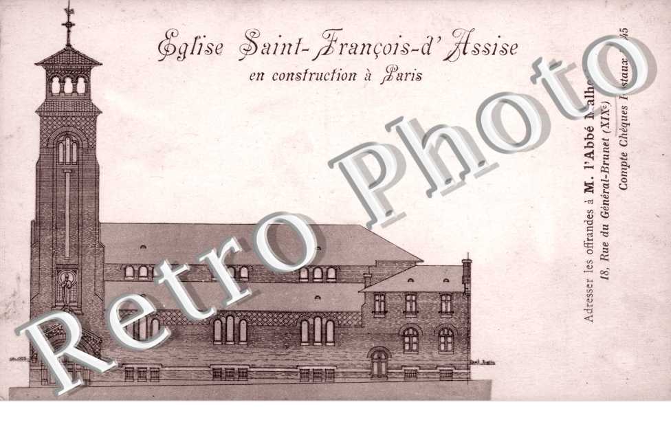 Eglise Saint François d'Assise - En construction à Paris - Adresse des Offrandes...