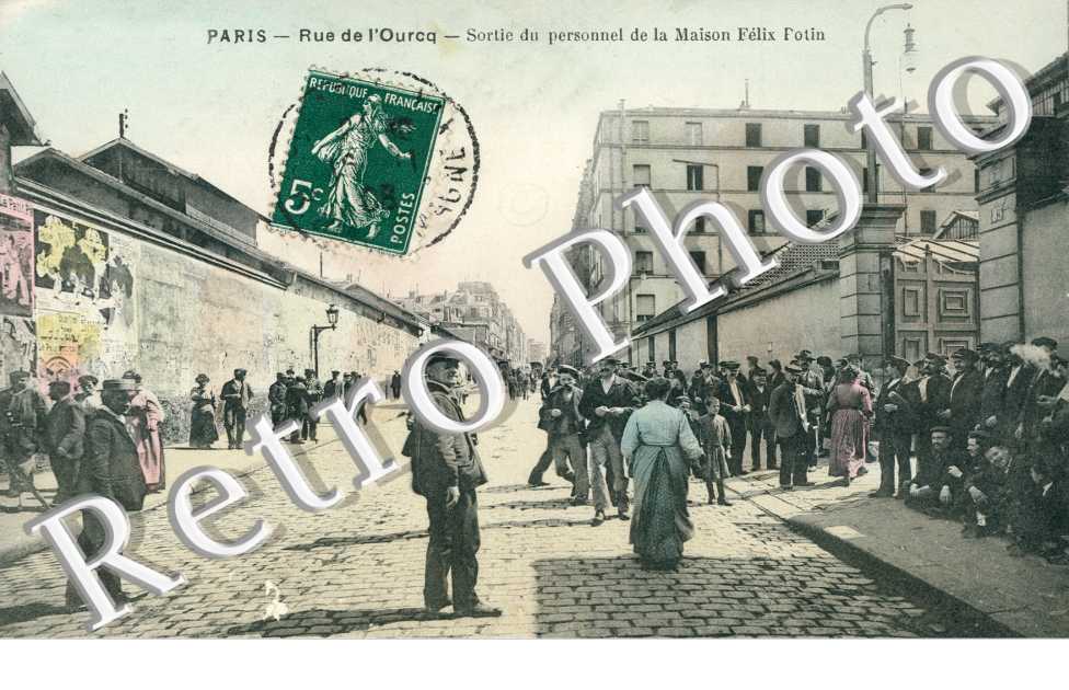 Rue de l'Ourcq, Sortie du Personnel de la Maison Felix Potin