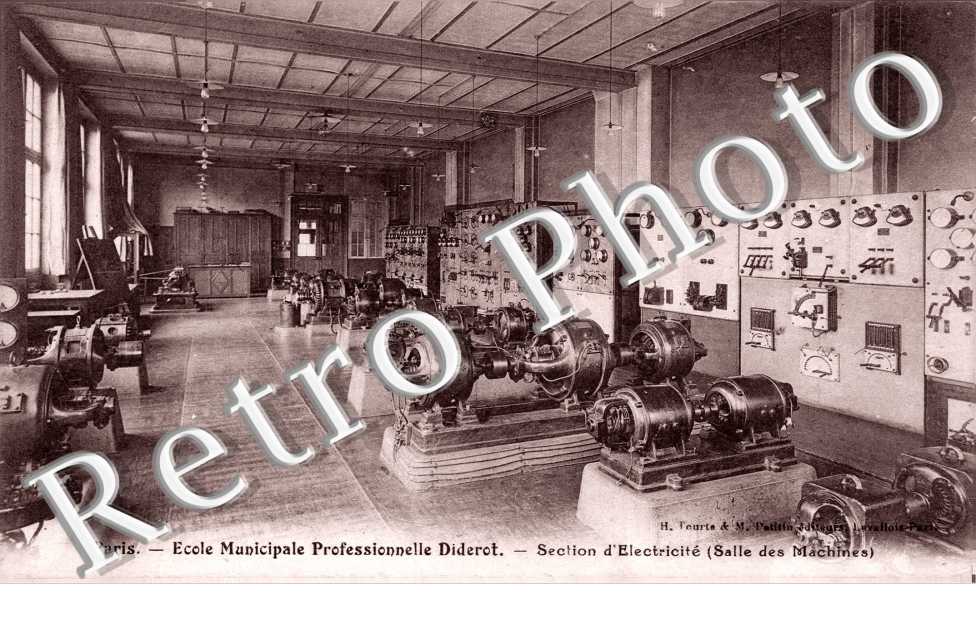 Ecole Municipale Professionnelle Diderot, Section d'electricite