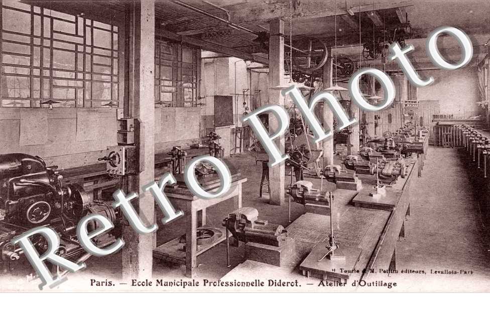 Ecole Municipale Professionnelle Diderot, Atelier d'Outillage