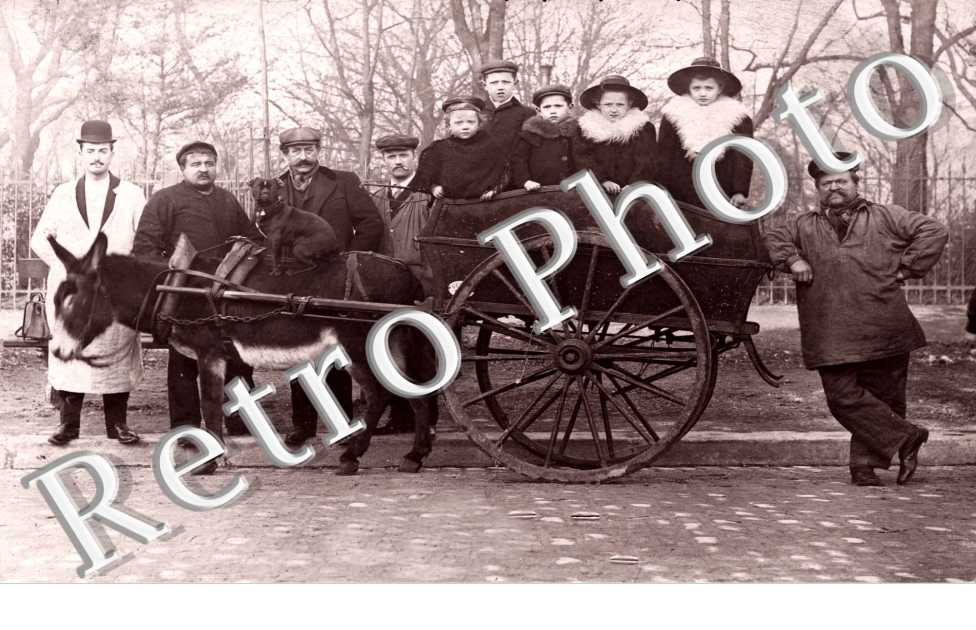 Boulevard de la Villette - carte photo 30-12-1908