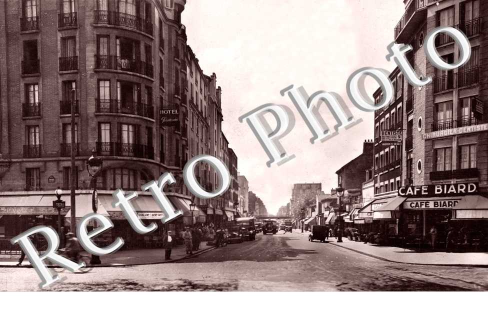 la rue d'Avron au boulevard Davout