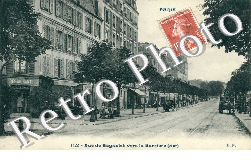 Rue de Bagnolet vers la Barrière 