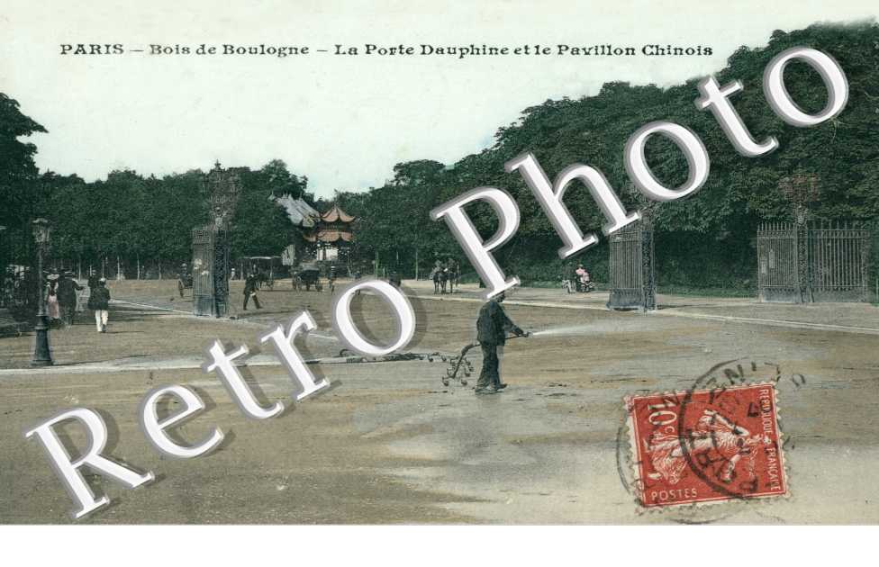 Porte Dauphine et le Pavillon Chinois Bois de Boulogne