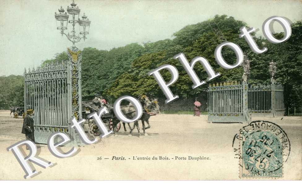 Porte Dauphine Entree du Bois