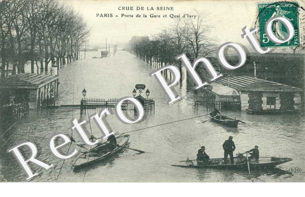 Porte de la Gare et Quai d'Ivry