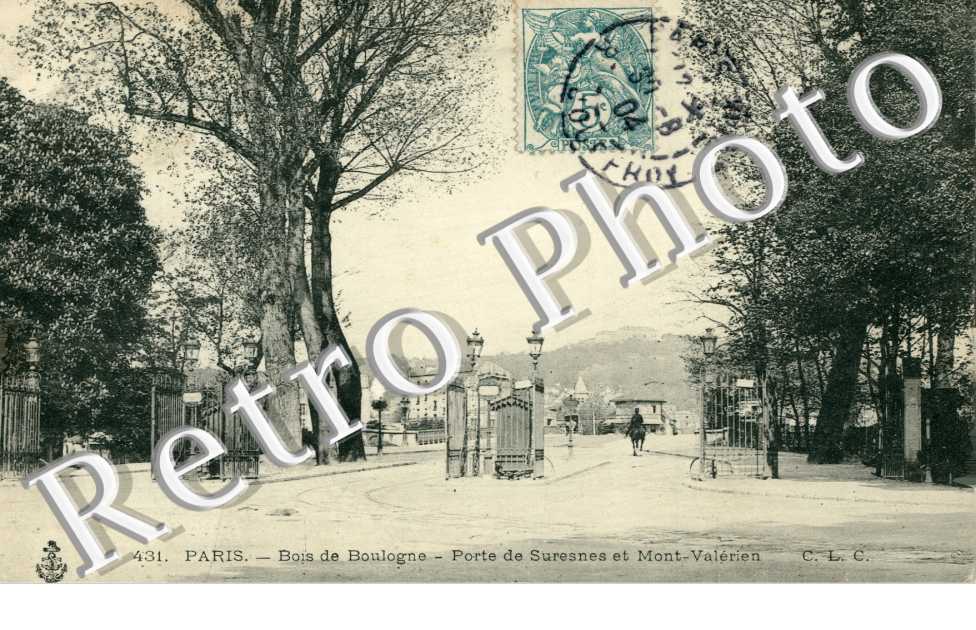Porte de Suresnes et Mont Valerien Bois de Boulogne