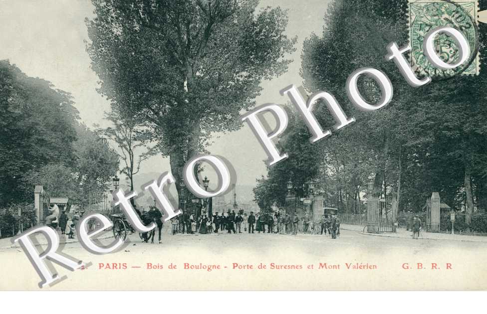 Porte de Suresnes et Mont Valerien Bois de Boulogne