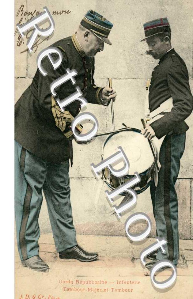 Infanterie Tambour Major et Tambour