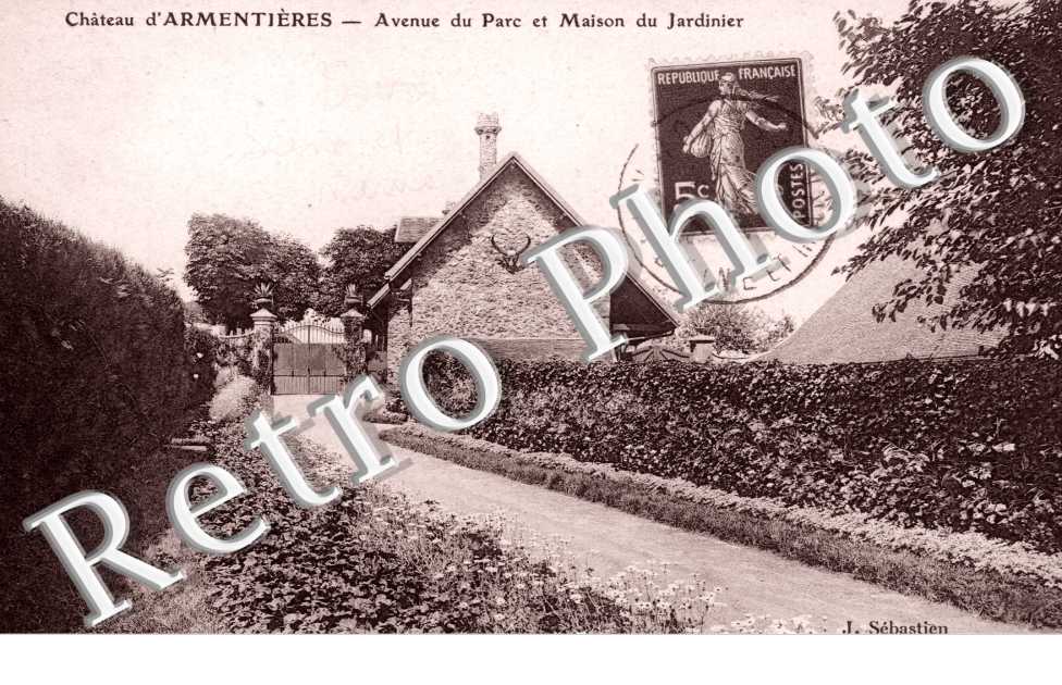 avenue du Parc et maison du Jardinier