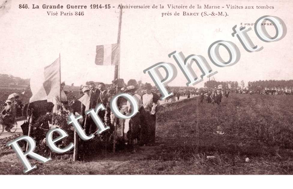 anniversaire de la victoire de la Marne, visite aux tombes