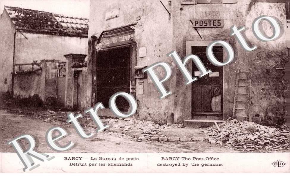 le bureau de poste detruit par les allemands