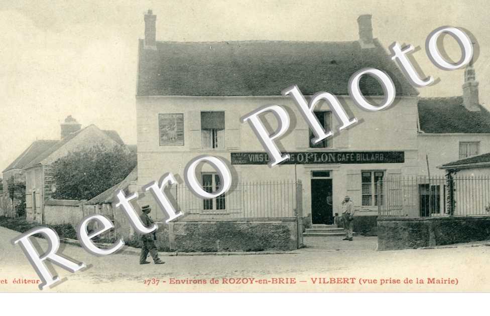 Vilbert - vue prise de la mairie