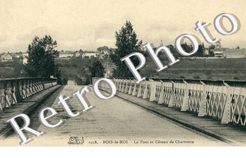 le Pont et le Coteau de Chartrette