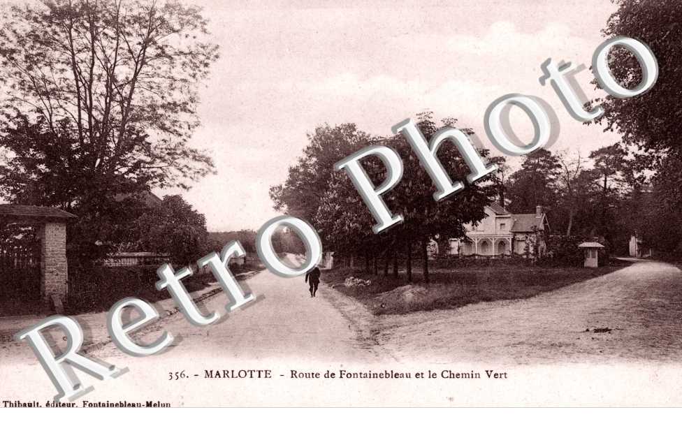 Route de Fontainebleau et le Chemin Vert