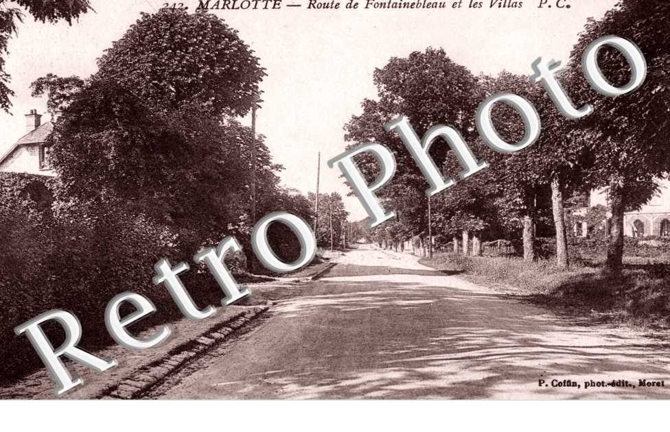 Rue de Fontainebleau et les Villas