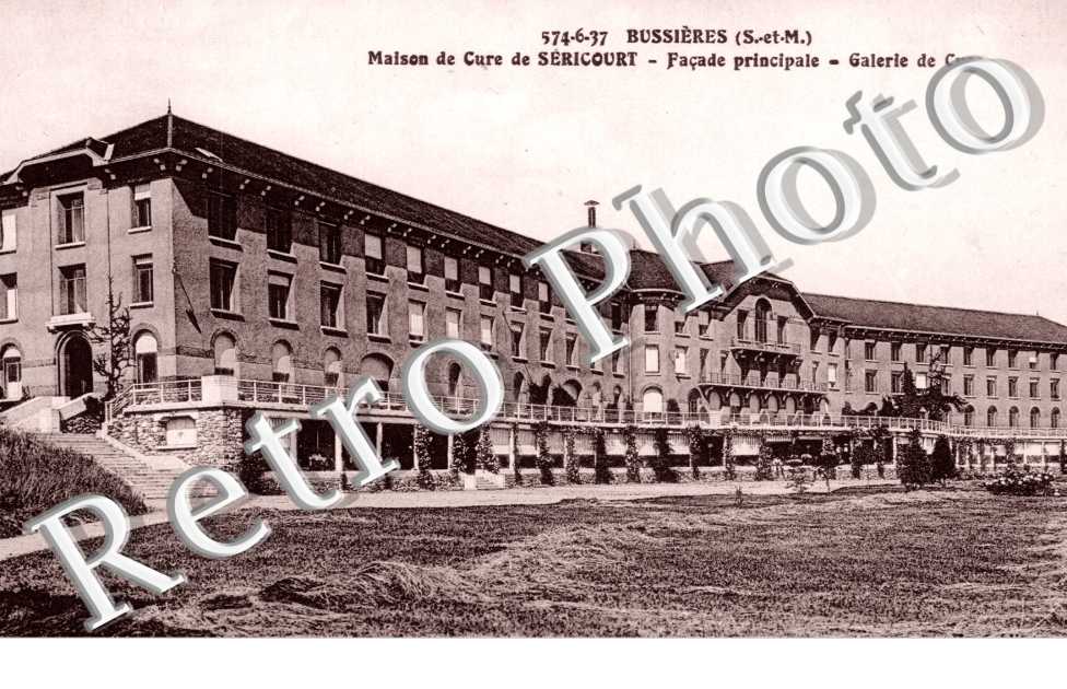 la Maison de Cure de Sericourt, la Facade Principale, la Galerie de Cure