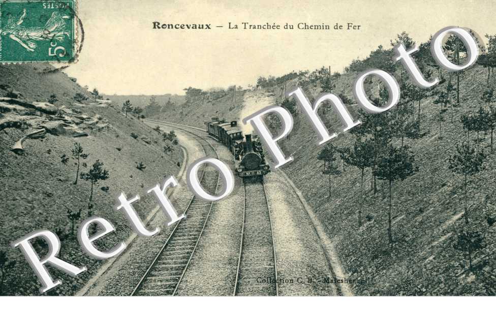 la tranchee du chemin de fer