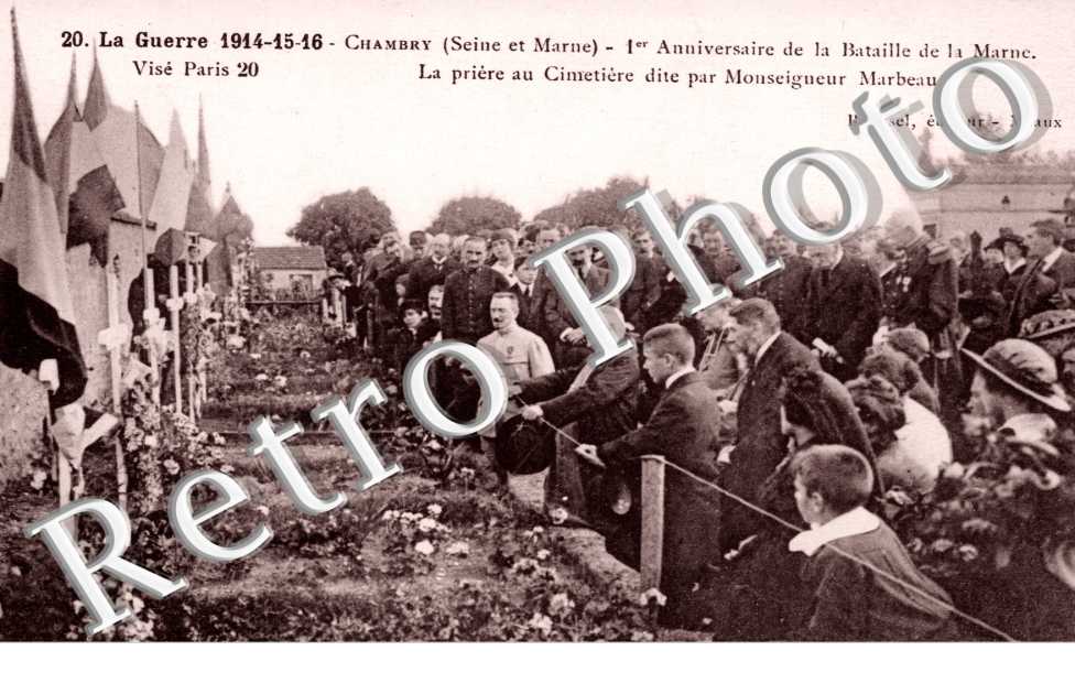 1er anniversaire de la bataille de la Marne