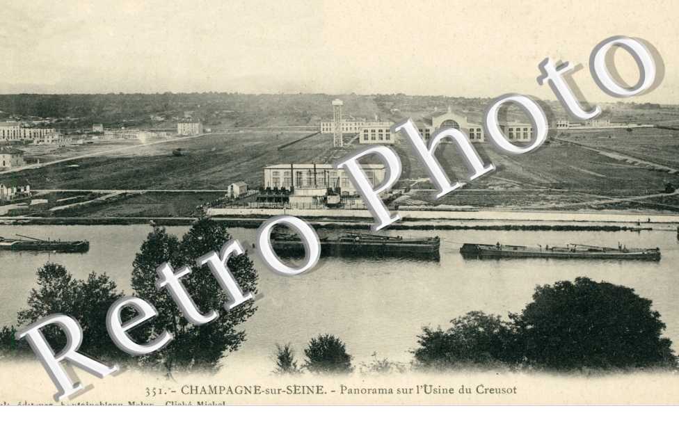 Panorama sur l'usine du Creusot