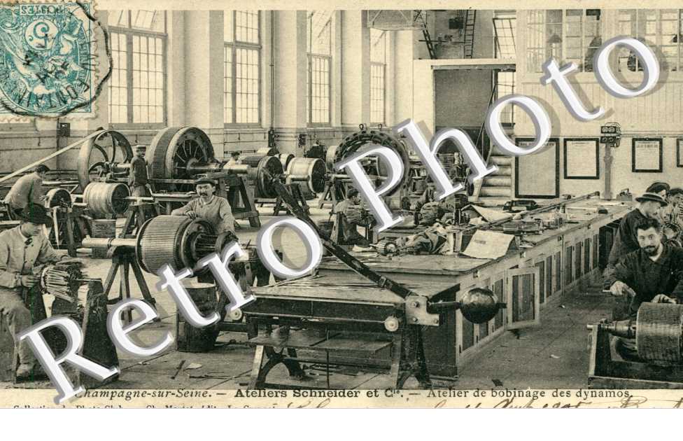 les Ateliers Schneider et Compagnie, l'Atelier de Bobinage des Dynamos