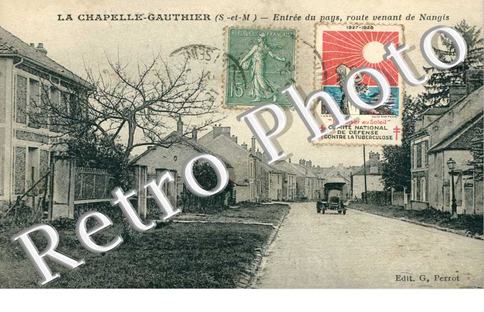 Entree du Pays, Route venant de Nangis