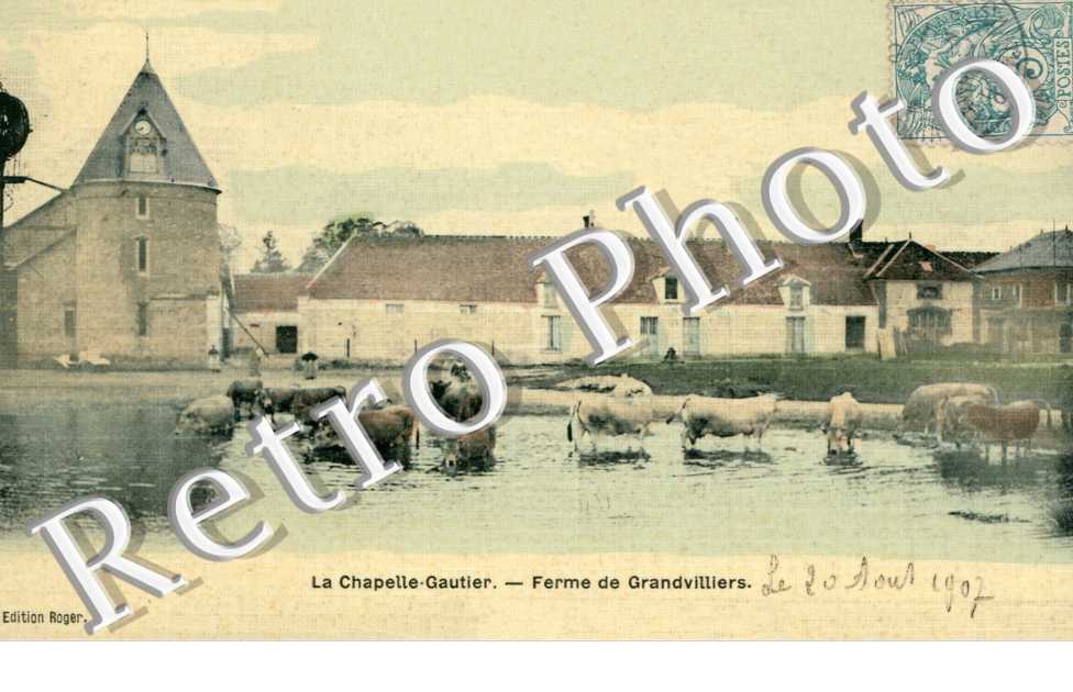 Ferme de Grandvilliers le 20 aout 1907