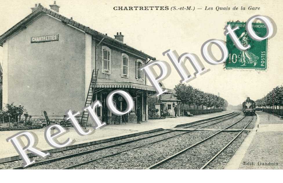 Les quais de la  gare