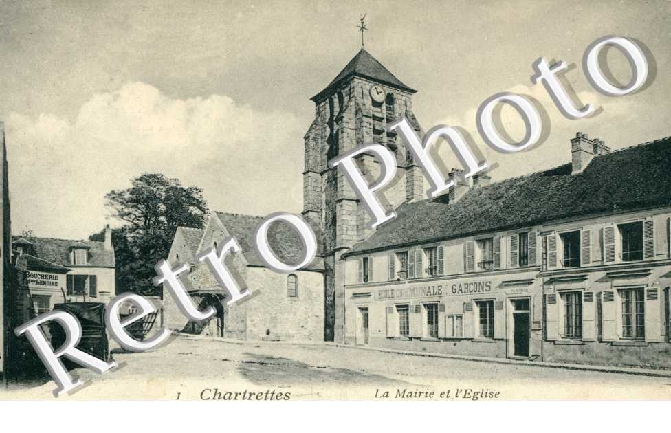 la Mairie et l'Eglise
