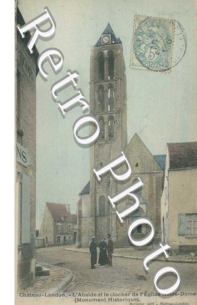 l'Abside et le Clocher de l'Eglise Notre-Dame