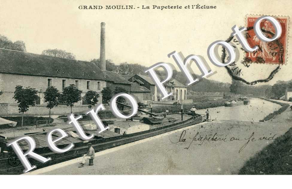 GRAND MOULIN  - la Papeterie et l'Ecluse