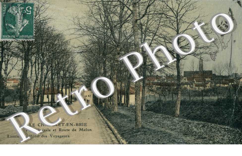 Vue Generale et la Route de Melun