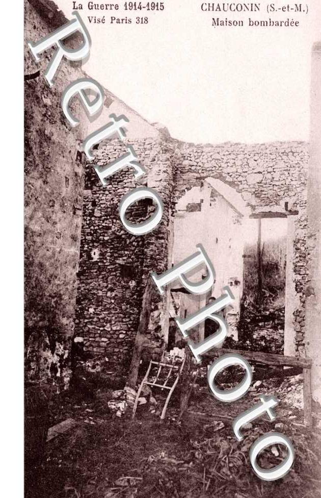 Maison bombardee
