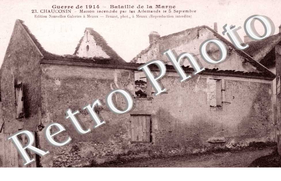 Maison incendiee