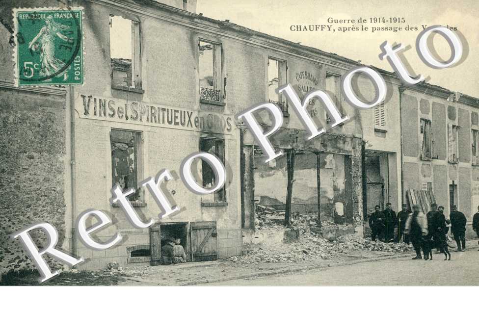 CHAUFFY  -  Guerre de 1914-1915 