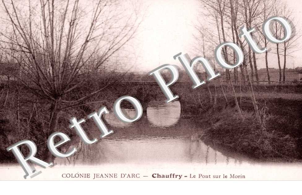 colonie Jeanne d'Arc - Le pont sur le Morin