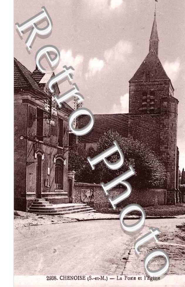 La poste et l'eglise