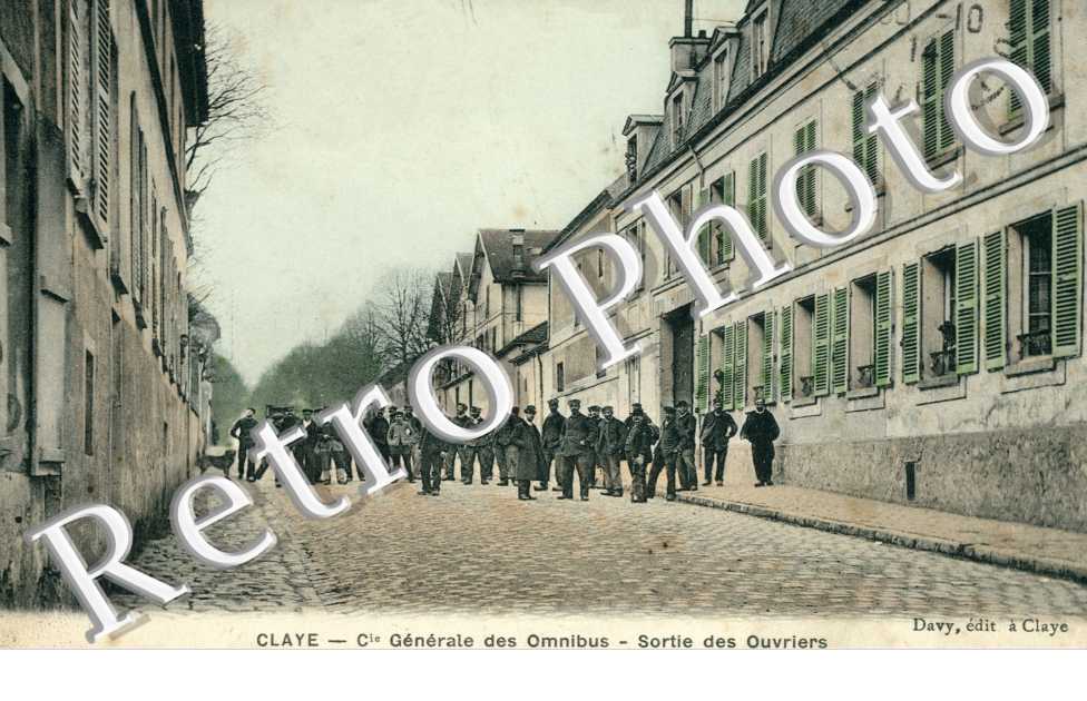 la Compagnie Generale des Omnibus, la Sortie des Ouvriers