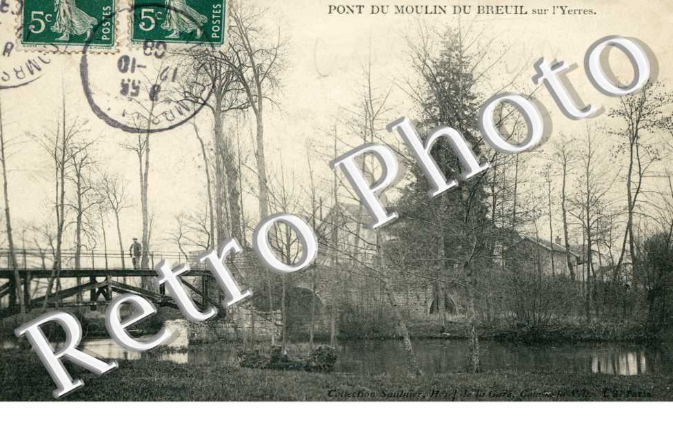 Pont du Moulin du Breuil sur l'Yerres
