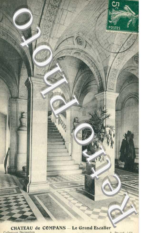 Chateau - le grand escalier