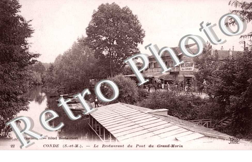  Restaurant du pont du Grand Morin - Henri Contamin propriétaire