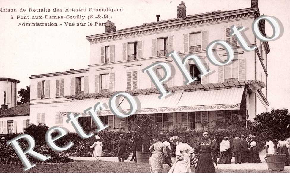 la Maison de Retraite des Artistes Dramatiques, l'Administration, la Vue sur le Parc