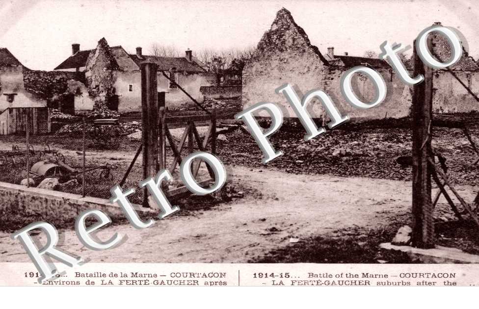 Bataille de la Marne - Apres l'incendie du 6 sept. 1914