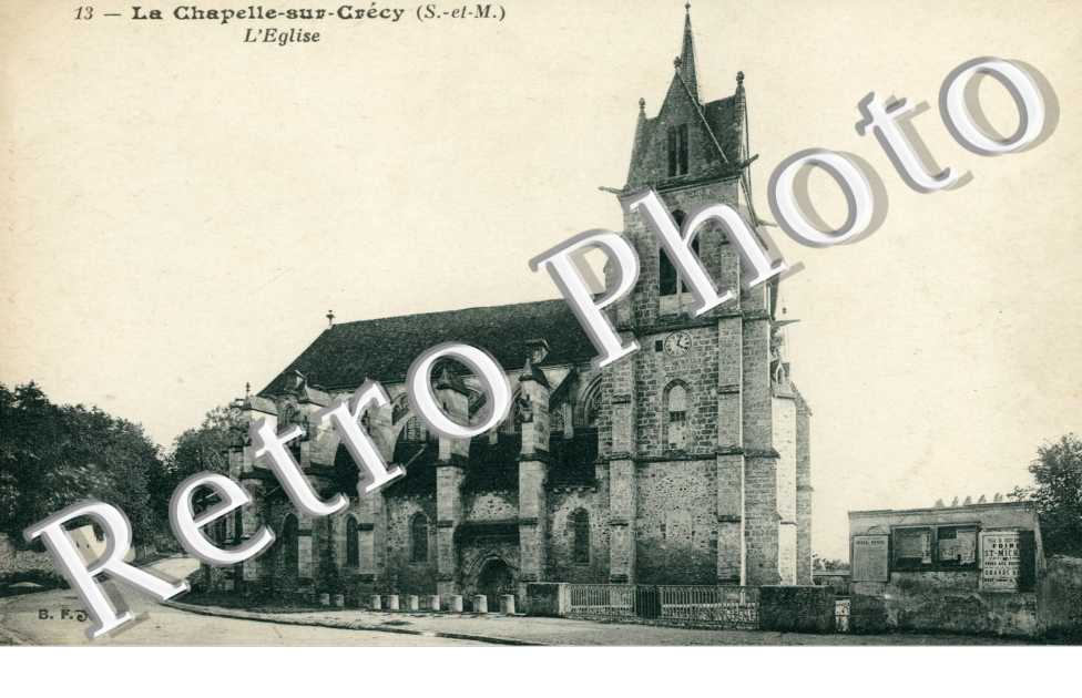 La Chapelle-sur-Crecy  l'eglise
