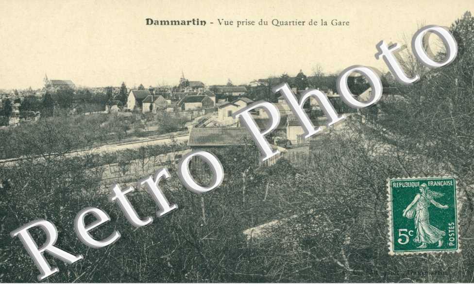 Vue prise du Quartier de la Gare